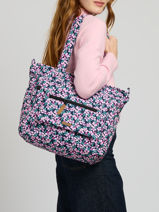A4 Size Shoulder Bag Adventurer Recycled Polyester Cabaia Multicolor adventurer TOTEBAGM-vue-porte