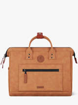 Porte Documents (main) Pc 14" Cabaia Marron adventurer V2