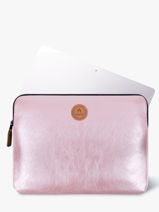 Housse Ordinateur Pc 16" Cabaia Rose accessoire SLEEVE16-vue-porte