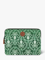 Laptop Cover With 14" Laptop Sleeve Cabaia Green accessoire SLEEVE14