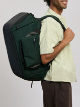 Cabin Duffle Bag Backpack Travel Cabaia Green travel EXP-vue-porte