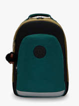 Sac � Dos 2 Compartiments Kipling Vert back to school KI4053