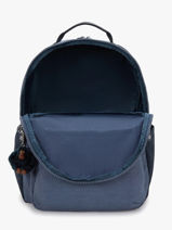 Sac � Dos 2 Compartiments + Pc 15" Kipling Bleu back to school KI6350-vue-porte