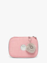 1 Compartment Pouch Kipling Pink back to school K09405