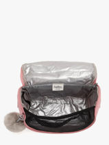 1 Compartment Pouch Kipling Pink back to school K15289-vue-porte
