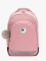 2-compartment Backpack Kipling Pink back to school KI4053