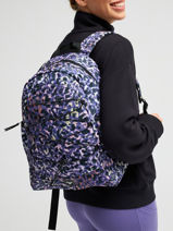 2-compartment Backpack Roxy Violet back to school RJBP5052-vue-porte