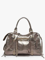 Sac Port� �paule A4 Nine Cuir Milano Marron nine NI24095O
