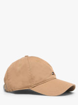 Casquette Tommy hilfiger Marron th flag AM14099-vue-porte