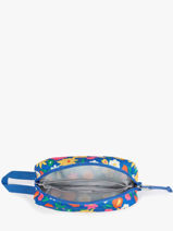 1 Compartment Pouch Back To School Jansport Blue mini bag EA5BJ4-vue-porte
