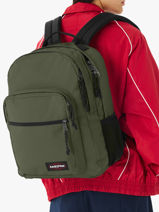 Morius 2-compartment Backpack With 15" Laptop Sleeve Eastpak Green authentic K40F-vue-porte