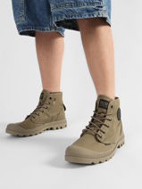 Boots Palladium Green men 77356308-vue-porte