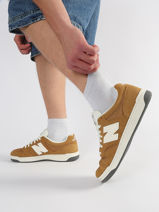 Sneakers New balance Marron boy U480P3PL-vue-porte