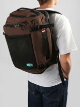 Cabin Duffle Bag Backpack Blast Mesh Bagsmart Brown blast mesh 301094AD-vue-porte