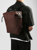 Longchamp Le pliage energy Backpack Brown-vue-porte