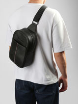 Crossbody Bag Tommy hilfiger Black th central AM14170-vue-porte