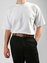 Belt Tommy hilfiger Brown belt AM14234-vue-porte