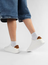 Sneakers In Leather Tommy hilfiger White men 536702R-vue-porte
