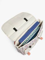 2-compartment Satchel Rip curl Beige mixed 56WBA-vue-porte