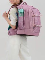 Sac � Dos 2 Compartiments Satch Rose pack 1582-vue-porte