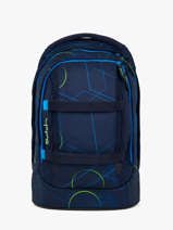 2-compartment Backpack Satch Blue pack 1322