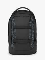 2-compartment Backpack Satch Gray pack 1322