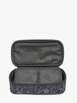 Pouch Pencil Case Satch Gray pencil case 253-vue-porte