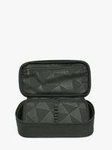1 Compartment Pouch Satch Green pencil case 1203-vue-porte