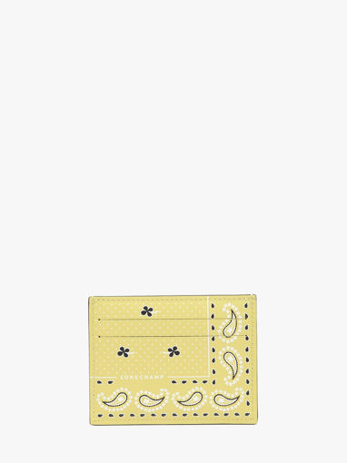 Longchamp Longchamp pocket bandana Bill case / card case Blue