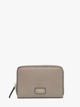Wallet Ninon Leather Lancel Beige ninon A14081