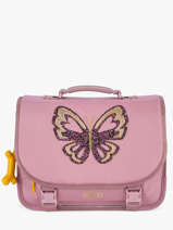 Cartable 2 Compartiments Lily Girls Stones and bones Rose girls G