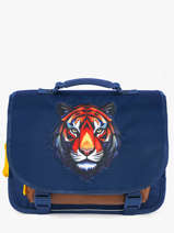 Cartable 2 Compartiments Stones and bones Bleu boys B