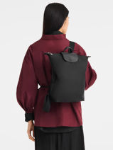 Longchamp Le pliage one Backpack Red-vue-porte