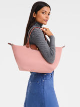 Longchamp Le pliage original Sacs port� main Rose-vue-porte