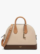 Sac Port� Main Belleville Cuir Lancel Beige belleville A14329