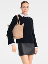 Longchamp Le pliage one Sacs port� main Beige-vue-porte