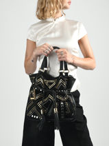 Satchel 150 Ans Lancel Black 150 ans A14102-vue-porte