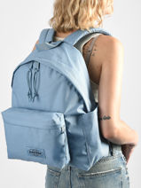 Backpack Eastpak Blue mono series A5BG4MON-vue-porte