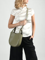 Longchamp Le foulonn� Sacs port� travers Vert-vue-porte