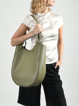 Longchamp Le foulonn� Besaces Vert-vue-porte