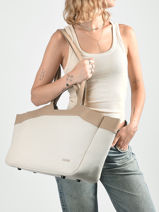 Shopping Bag Bag Cluse Beige bag CX154-vue-porte