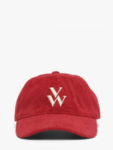 Casquette Vanessa wu Rouge accessoires CA3053