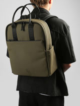 Sac � Dos Business 2 Compartiments + Pc 16" Etrier Vert impulsion EIMP8412-vue-porte