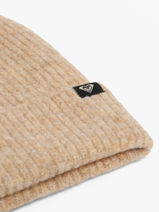 Beanie Roxy Beige accessories RJHA4447-vue-porte