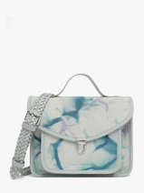 Leather Melle George Tie & Dye Crossbody Bag Paul marius Blue tie & dye GEORGTIE