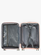 Valise Cabine Snowball Rose travel 65103-vue-porte
