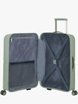 Hardside Luggage Airconic American tourister Green airconic 88G002-vue-porte