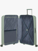 Hardside Luggage Airconic American tourister Green airconic 88G003-vue-porte