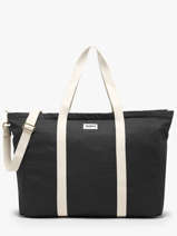 Sac Port� �paule Jean Coton Hindbag Noir best seller JEAN