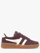 Sneakers Grandslam In Leather Gola Red women CLA589LC